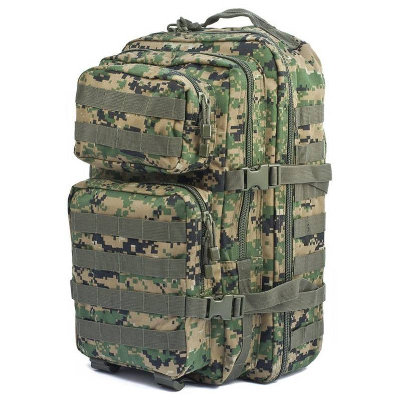 MIL-TEC® Digital Woodland Camo Assault Tactical Backpack - Large