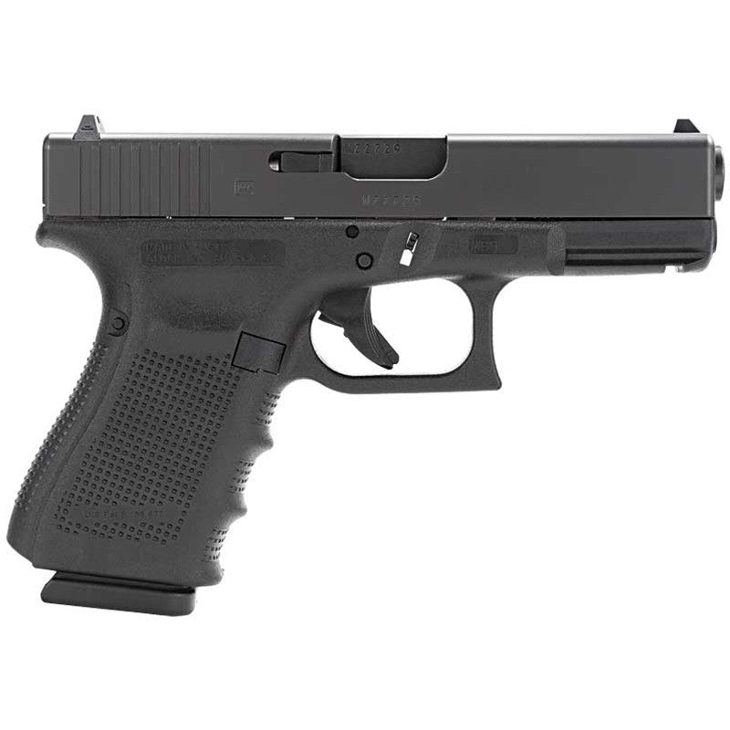 Glock PG3250201 G32 Gen 4 Double 357 Sig 4.01 10+1 Black Interchangeable Backstrap Grip Black