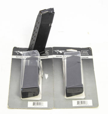 3 NEW GLOCK 21/41, 45 AUTO 13RD MAGS
