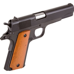 Rock Island 51815 GI Standard FS *CA Compliant 38 Super 5 9+1 Black Parkerized Wood Grip Fixed Sights