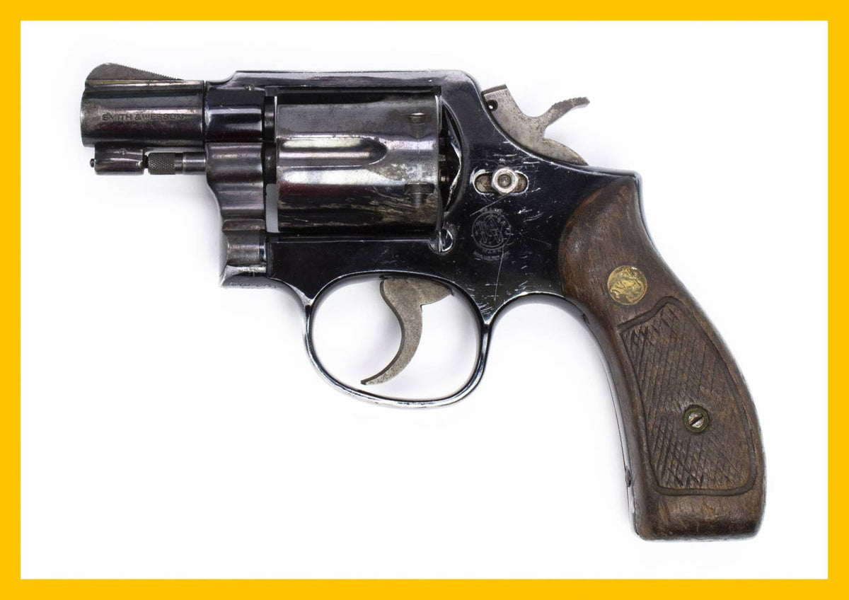 S&W 12-2 AIRWEIGHT 38 SPECIAL 2 BARREL ROUND BUTT BLUED