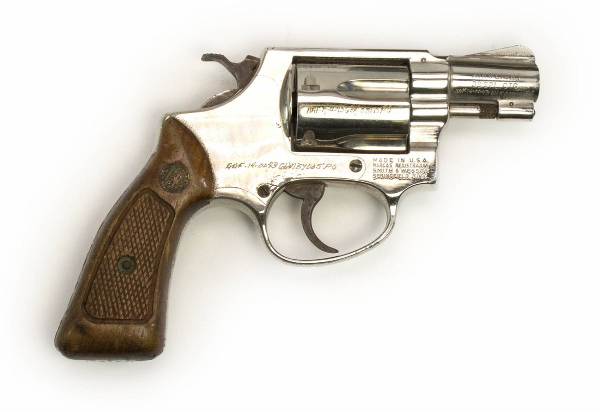 S&W Revolver 37, 38 Special 2 Barrel, Fixed Sights, Nickel9688
