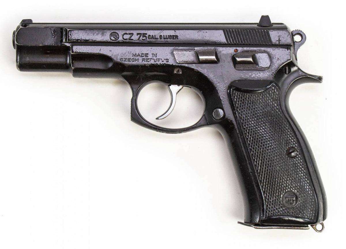Ceska CZ75 9mm Caliber Black Pistol - Used Condition2630