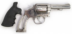 S&W Revolver 64-3, 38 Special 4 Barrel Stainless Steel - Good Incomplete