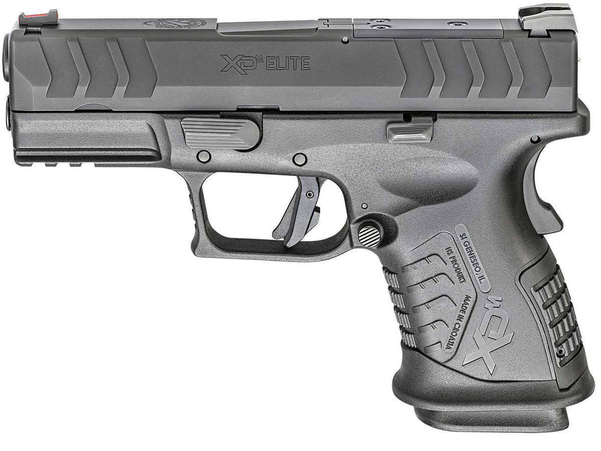 Springfield Armory XDME93810CBHCOSP XD-M Elite Compact OSP 10mm Auto 3.80 11+1 Black Melonite Steel Slide/Barrel with Optic Cut Black Interchangeable Backstrap Grip Includes 2 Mags