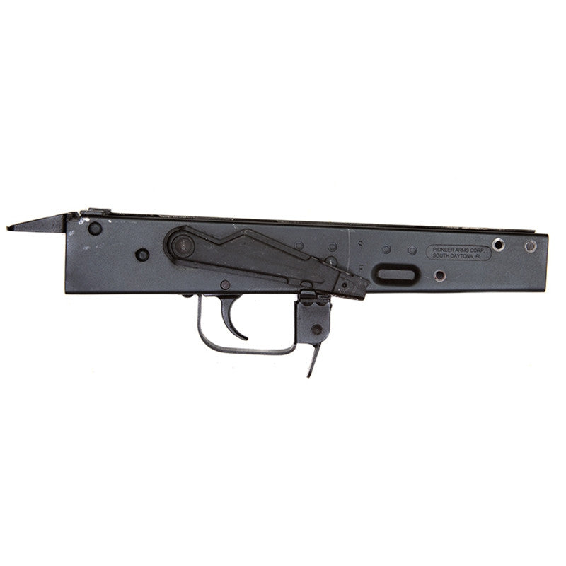 Polish PAC AK-47 Receiver with Rear Trunnion, Complete Trigger Assembly, Magazine Catch, and Safety Selector Installed