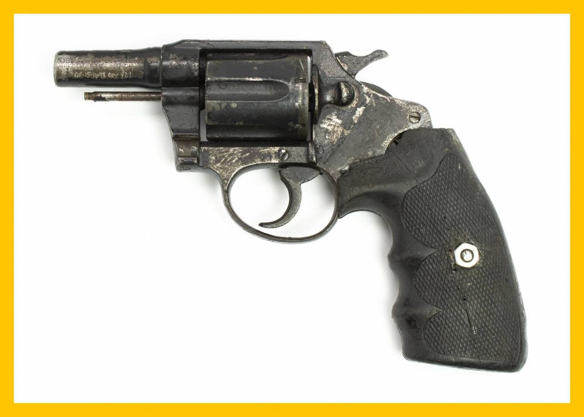 GUNSMITH SPECIAL - COLT POLICE POSITIVE SPL 3RD ISSUE .38 SPECIAL 4" BARREL SQUARE BUTT BLUED