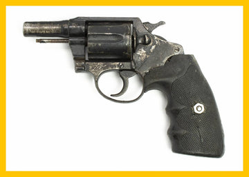 GUNSMITH SPECIAL - COLT POLICE POSITIVE SPL 3RD ISSUE .38 SPECIAL 4" BARREL SQUARE BUTT BLUED