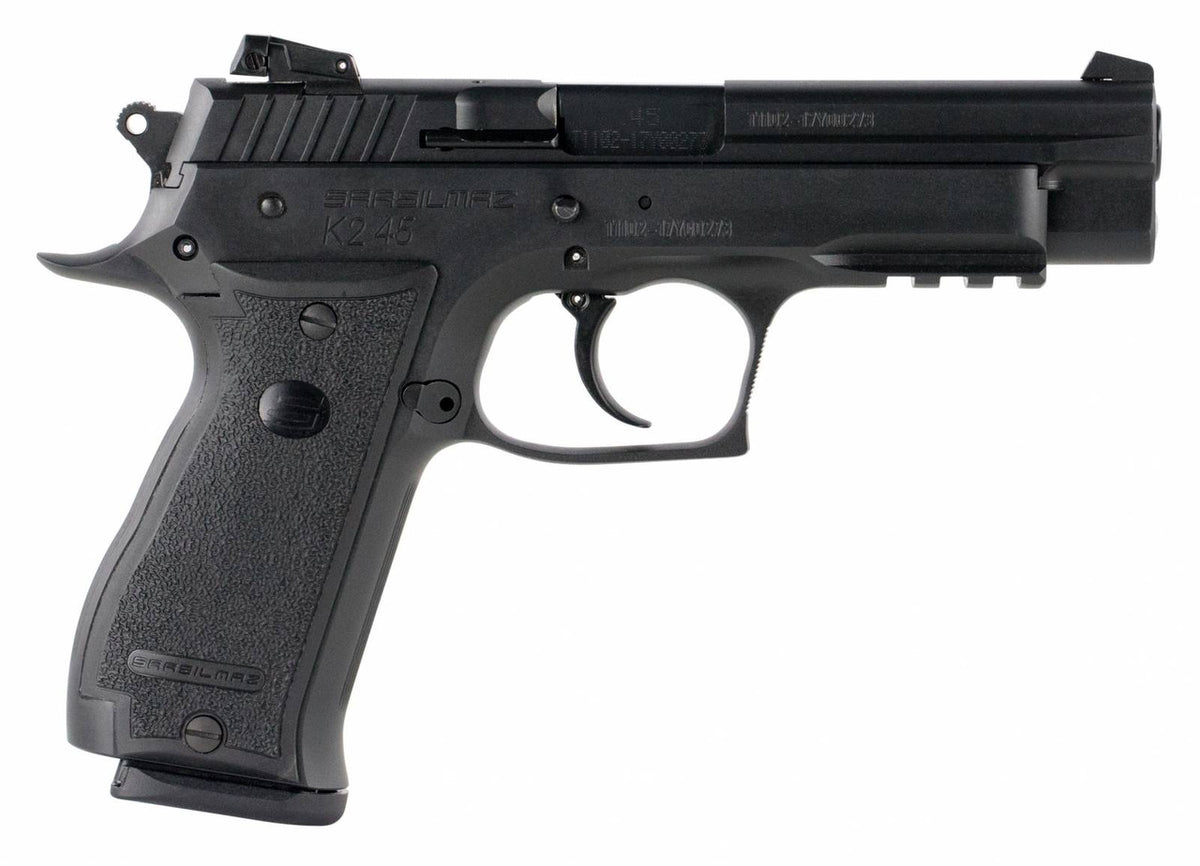 Sar USA K245BL K2  45 ACP 4.70 14+1 Black Black Polymer Grip