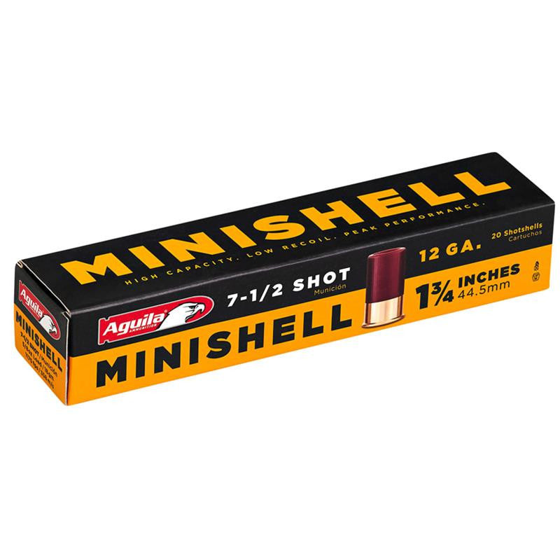 Aguila 1C128968 Minishell Competition 12 Gauge 1.75 5/8 oz 7.5 Shot 100rds
