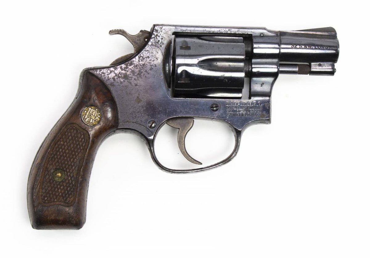 S&W 30-1 32 S&W LONG 2 BARREL FIXED SIGHTS ROUND BUTT BLUED4225