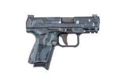 Canik TP9 Elite 9mm 3.5" Barrel, Dot Sight - Blue, Cerakote