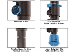 UTG Monopod with V-Rest and Camera Adapter