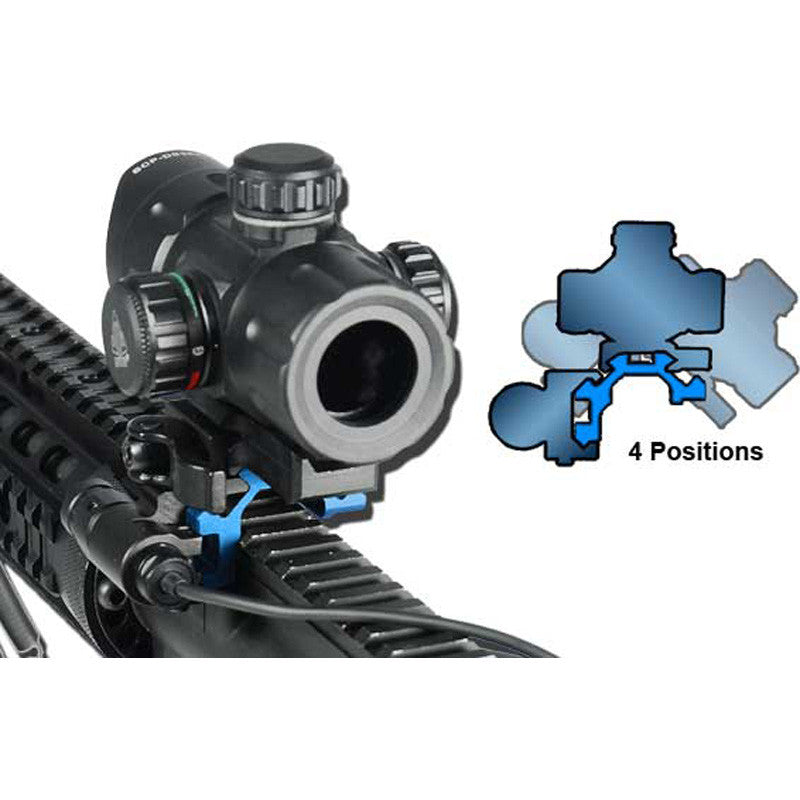 UTG 4-Rail 1 Slot Angle Mount w/QD Level Locking System