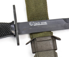 Colt Marked M16 M7 Rifle Bayonet and Scabbard - US Made
