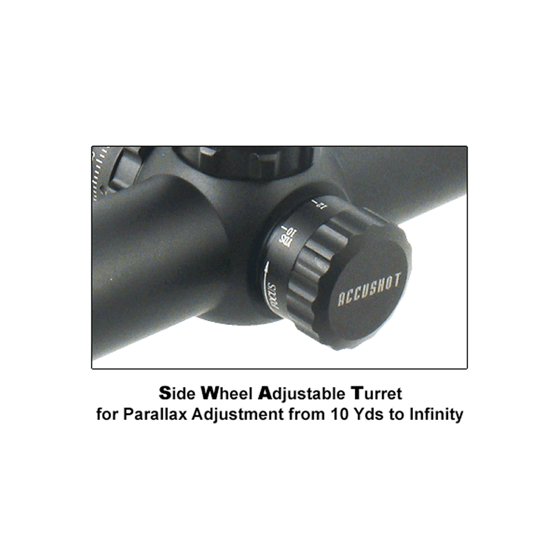 UTG 2-16x44 30mm Multi-range Scope, AO, 36-colors, QD Rings