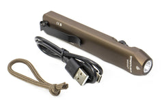 STL WEDGE EDC LIGHT USB CORD/LANYARD COY