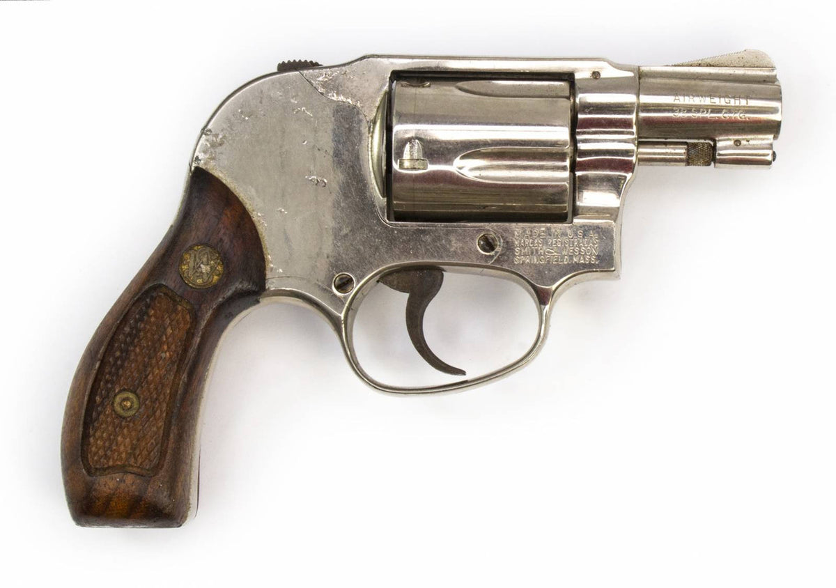 S&W 38 Airweight Revolver, .38 Special, 1 7/8" Barrel, Nickel