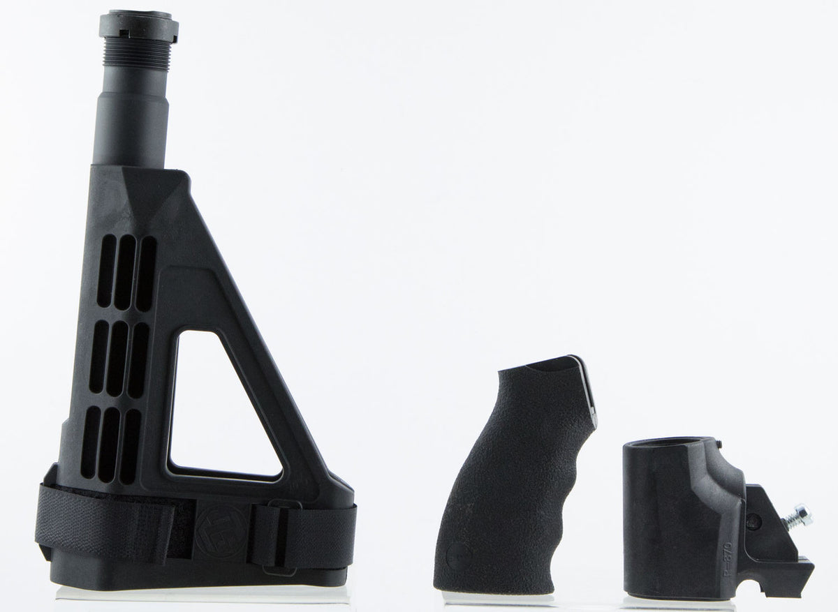 SB Tactical 870SBM401SB AR Brace Remington Tac-14 Complete Kit 10.25 L x 2.1 W Elasto-Polymer Black
