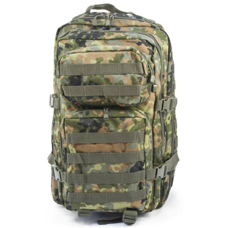 MIL-TEC® Flecktarn Camo Assault Tactical Backpack - Large
