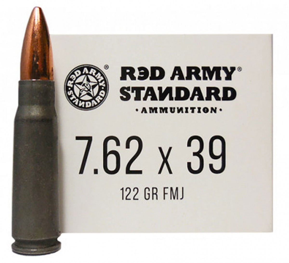Red Army Standard 7.62x39mm 122 gr Full Metal Jacket 1000rd Case