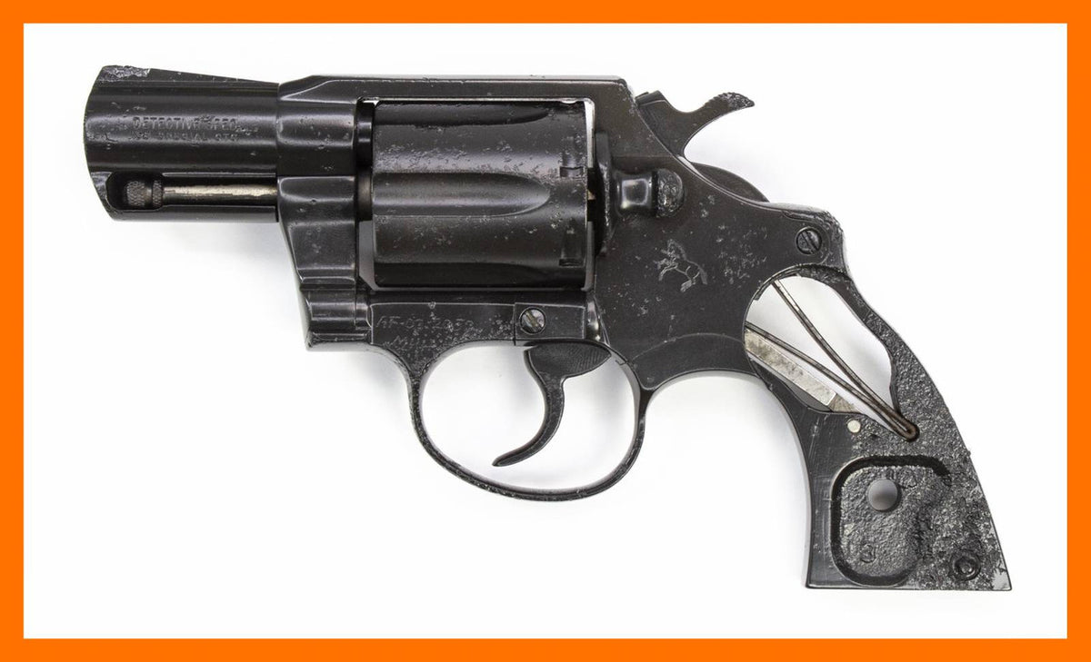 Colt Detective Revolver, .38 Special, 2 Barrel, Painted