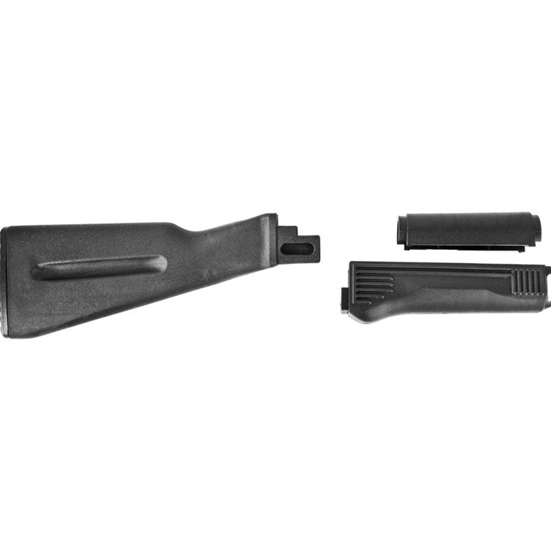 Bulgarian 3-Piece Black Polymer AK Stock Set