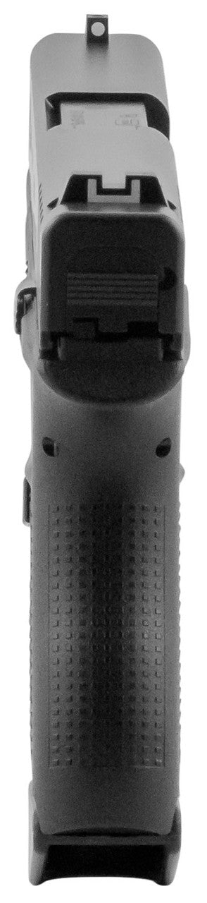 Glock UI4350201 G43 Sub-Compact 9mm Luger 3.41 6+1 Black Steel Slide Black Polymer w/Aggressive Texture Grip Fixed Sights