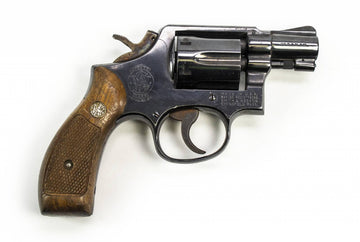 S&W 10-7 38 SPECIAL 2 BARREL CHECKERED WOOD GRIPS BAD TRIGGER-USED