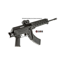 M+M Industries M10XZ M10X 7.62x39mm 16.50 30+1 Black 5 Position Side Folding Collapsible Stock