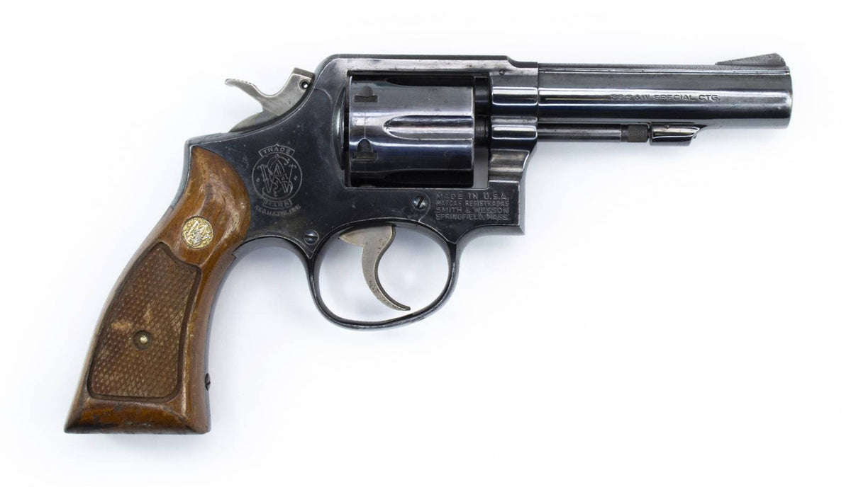 S&W 10-6 38 SPECIAL 4 HEAVYBARREL FIXED SIGHTS SQUARE BUTT BLUED