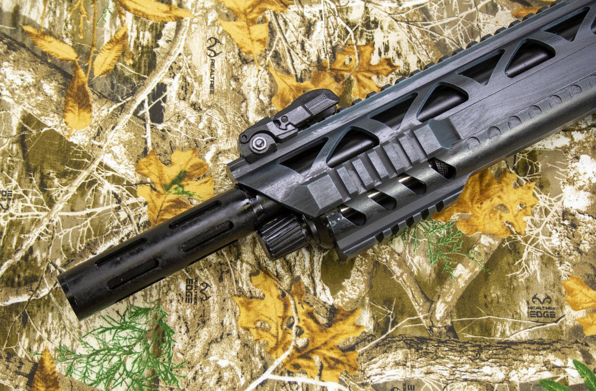 Monastor 102 Battle Worn Blue Semi Auto Shotgun 12ga