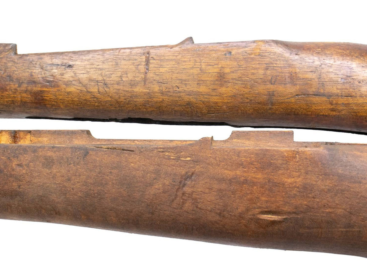 Swedish Mauser M96 1896 Rifle Hardwood Stock - Left Side Optic Cut - No Cracks