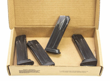 4 USED HECKLER AND KOCH USP 45ACP 12RD MAGS
