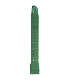 Glock Compatible 9mm 33rd GREEN Reinforced Steel Lined Polymer Magazine