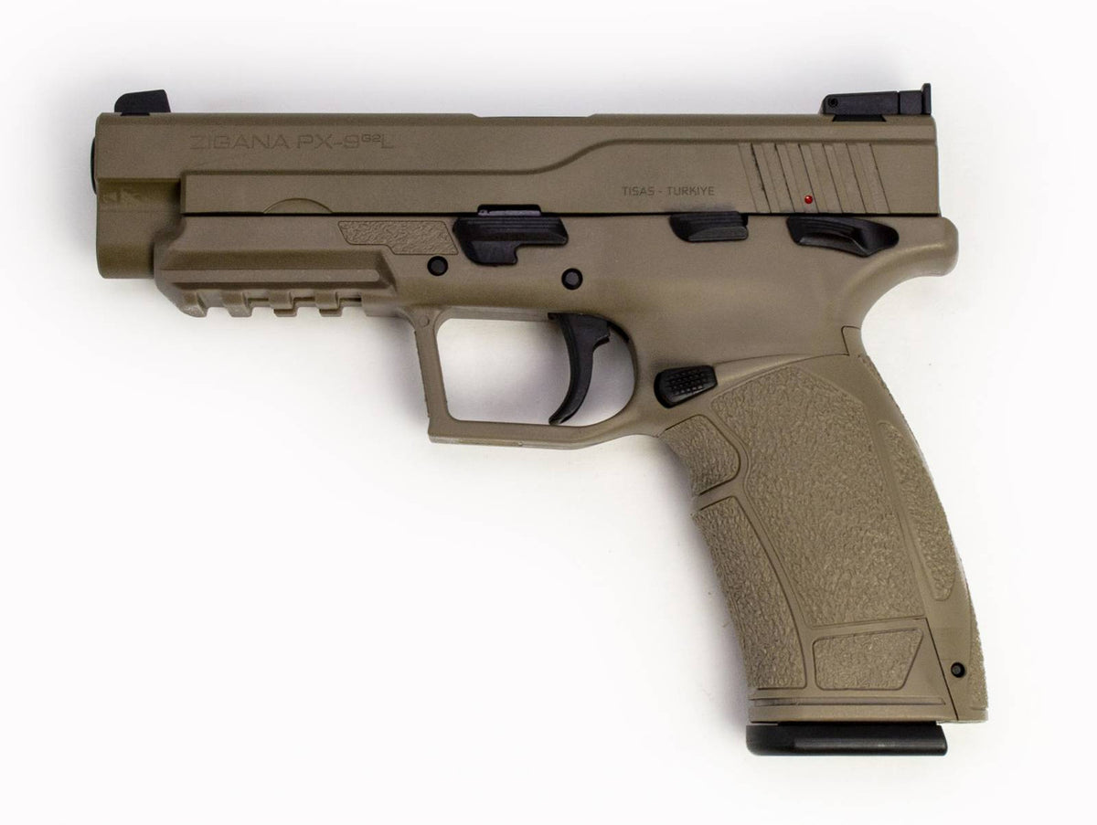 SDS Zigana 9mm 4.5 PX-9G2 Long Slide Handgun - Desert Tan