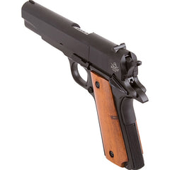 Rock Island 51815 GI Standard FS *CA Compliant 38 Super 5 9+1 Black Parkerized Wood Grip Fixed Sights