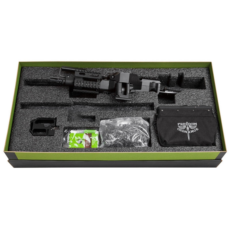 FM-9 9mm 16 Belt Fed AR-15/M16 Upper Receiver  Quad Rail Handguard