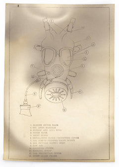Romanian MD.85 Gas Mask w/Filter - Large