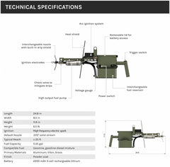 EXOTHERMIC TECHNOLOGIES PULSEFIRE LONG RANGE TORCH