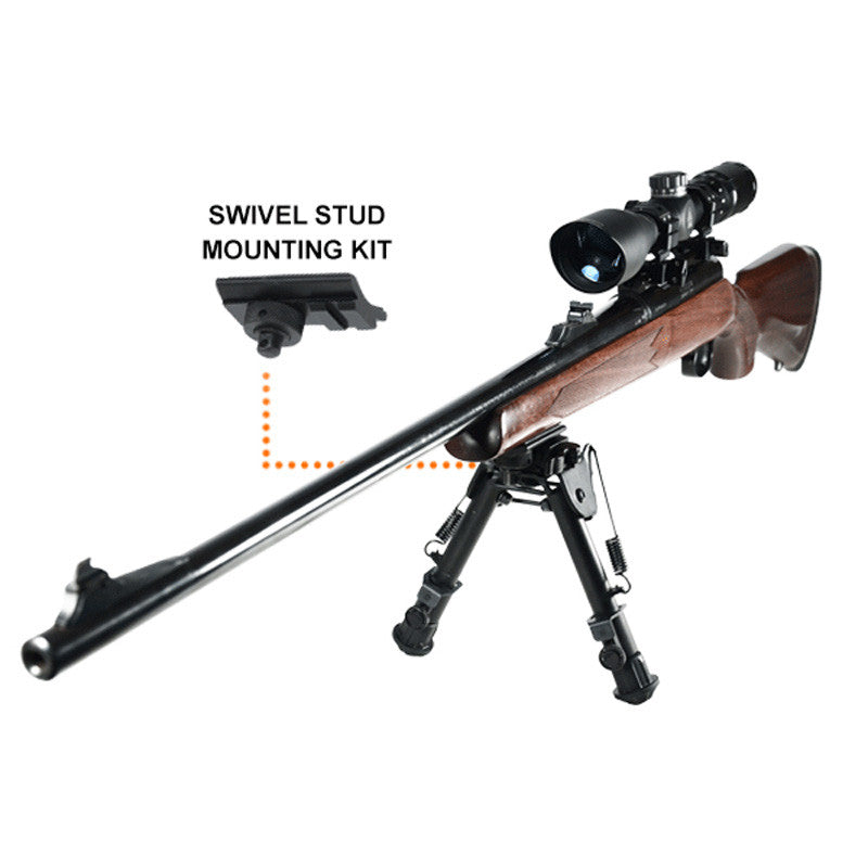 UTG TL-BP78Q Tactical OP Bipod with QD Lever Mount Black Metal