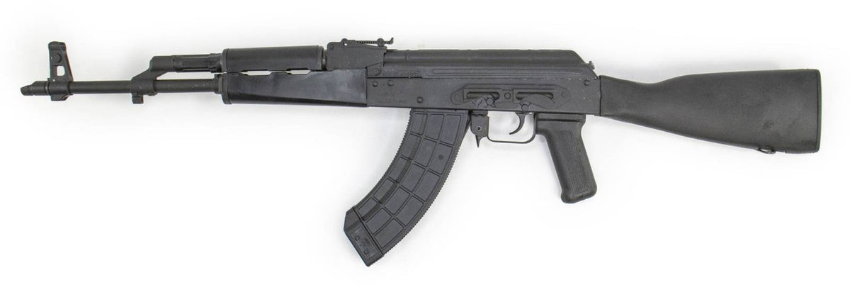 Romanian WASR-10 7.62x39mm AKM with Black Synthetic Polymer Furniture. Certified Used.