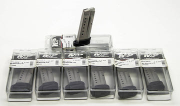 7 NEW S&W M&P SHIELD 9MM 8RD MAG W/EXTENSION