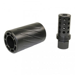 AR-15 .223/5.56mm Muzzle Compensator with QD Blast Shield
