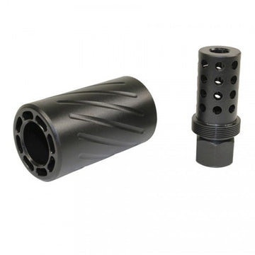 AR-15 .223/5.56mm Muzzle Compensator with QD Blast Shield
