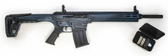 Armelegant 12ga Semi Automatic AR Style Shotgun - Battle-Worn Titanium Blue