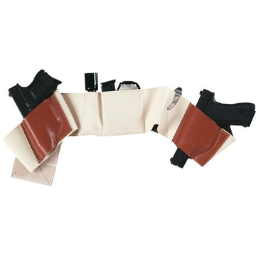 Galco UWKHMED Underwraps Belly Band  Medium Universal Elastic/Nylon Tan
