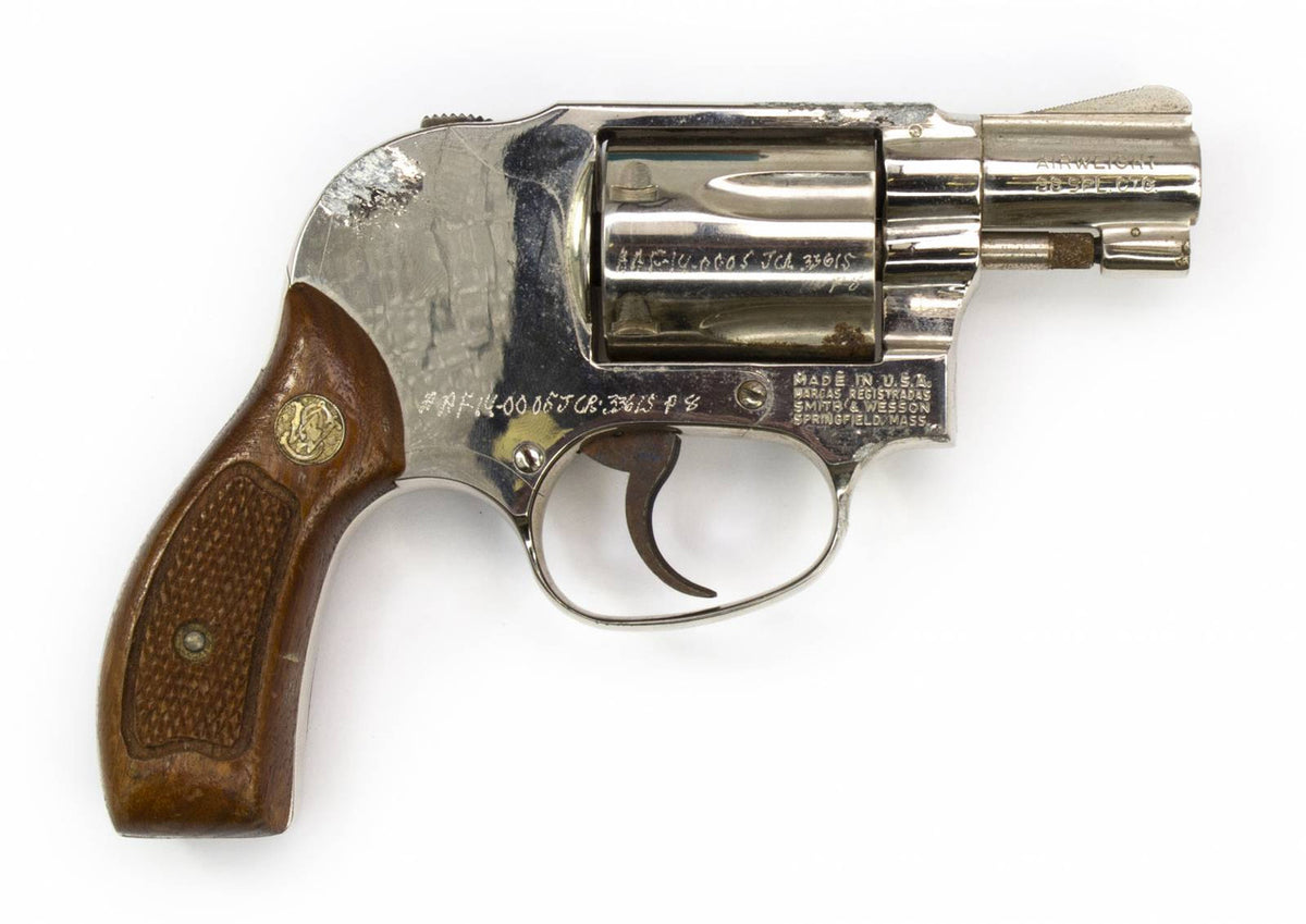 S&W .38 Revolver, .38 Special, 2" Barrel, Nickel
