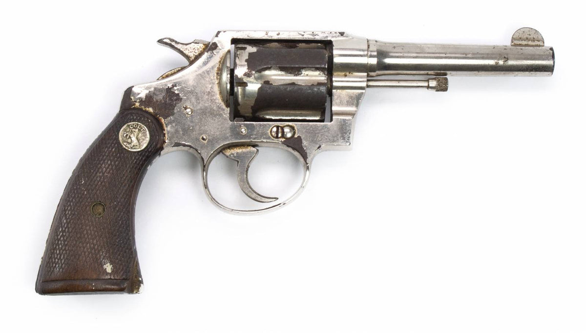 Colt Police Positive Revolver, .38 Special, 4 Barrel, Nickel6686