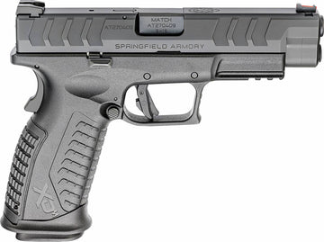 Springfield Armory XDME9459BHC XD-M Elite 9mm Luger 4.50 20+1 Railed Black Frame Black Melonite Steel with Front & Rear Serrations Slide Black Interchangeable Backstrap Grip with META Trigger